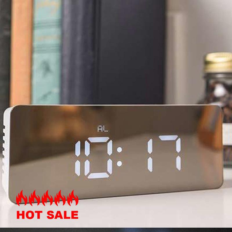 Đồng hồ báo thức hẹn giờ tự động màn hình LED hiển thị giờ