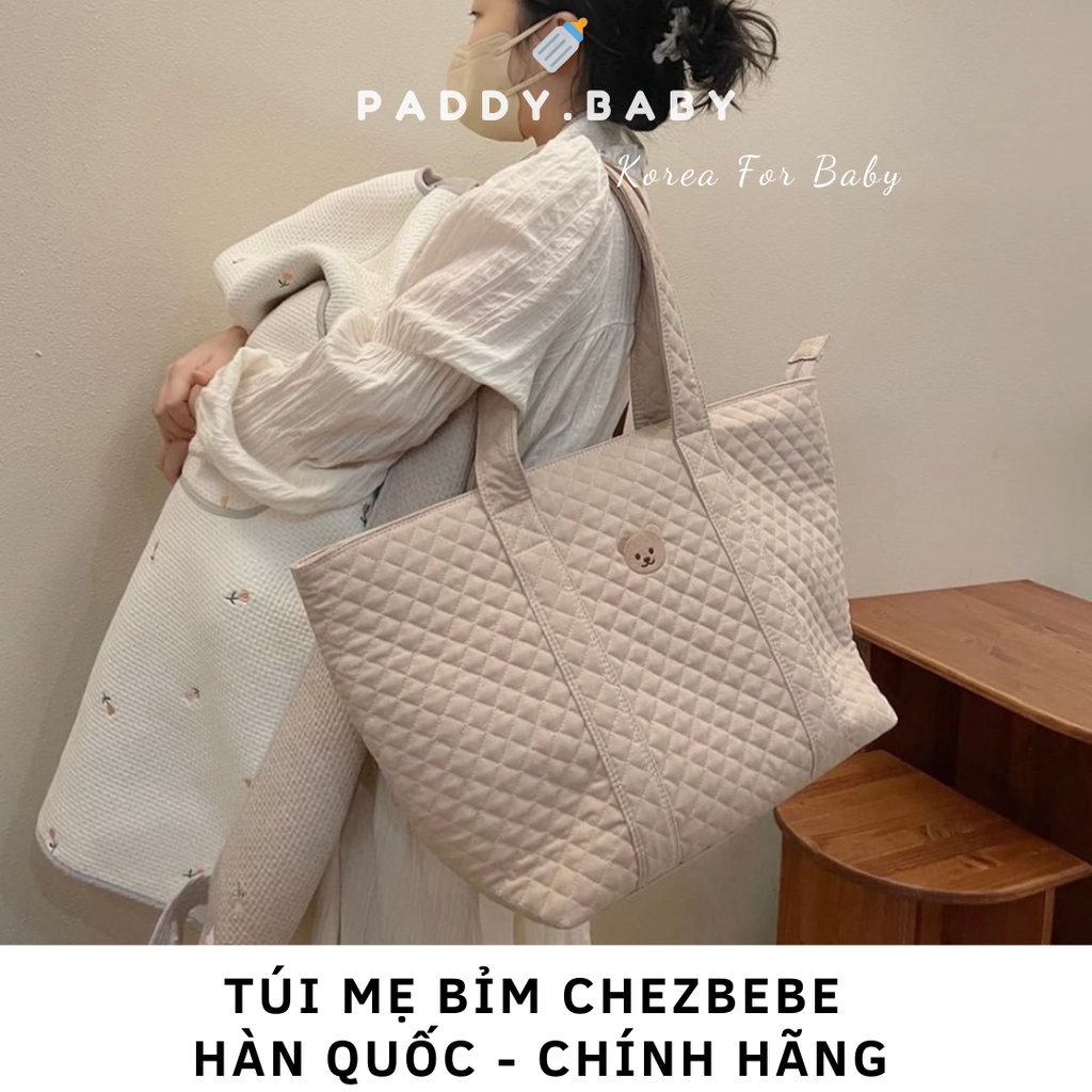 Túi mẹ bỉm đa năng Chezbebe Hàn Quốc - made in Korea