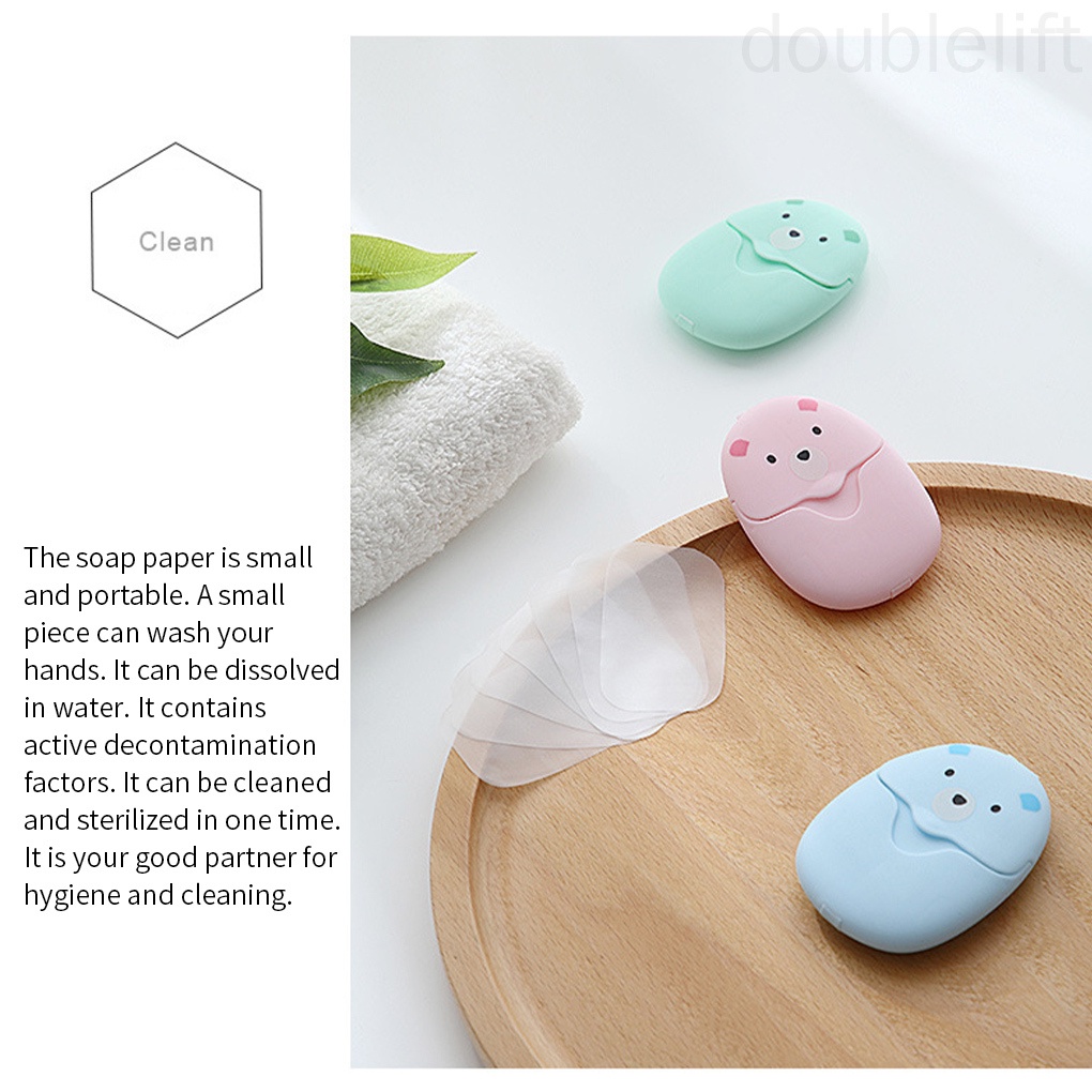 (Hàng Mới Về) Set 50 Tờ Giấy Vệ Sinh Một Mặt Tiện Dụng Khi Đi Du Lịch