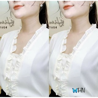 Áo sơ mi bánh bèo tay lỡ