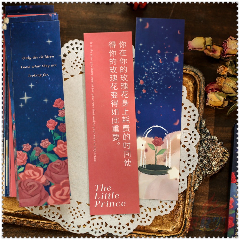 Set 30 Món Đồ Thời Trang ✿ Bookmark Hình Hoàng Tử Bé ✿ Dụng Cụ Đánh Dấu Sách Dùng Làm Quà Tặng Cho Trường Học / Văn Phòng