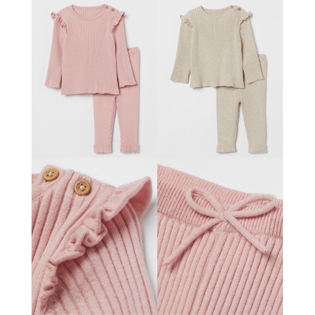 Set bộ len bé gái hàng chính hãng form to