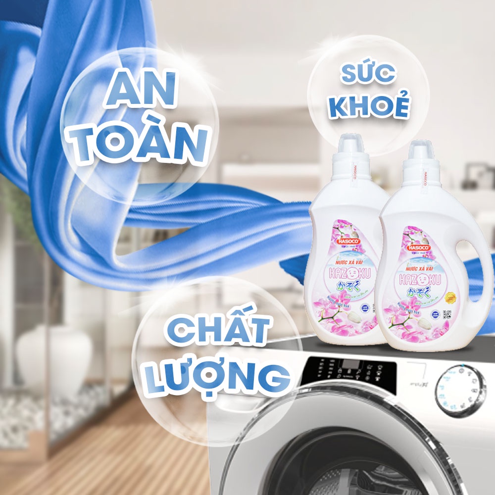 Nước Xả Vải Kazoku Hương Nước Hoa 2kg