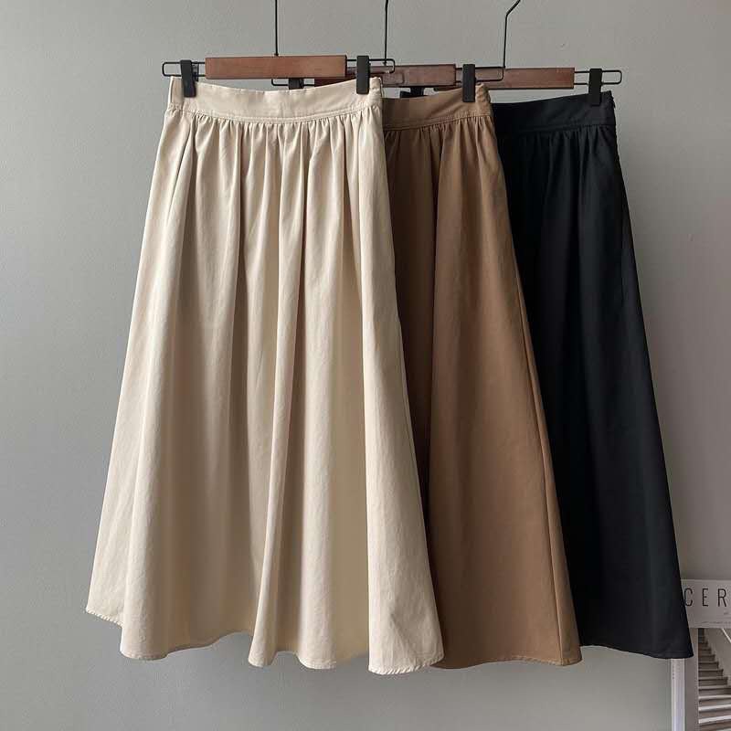 (Ảnh thật) Chân váy thô xoè dáng dài tag 806 the.sweaterweather TSW