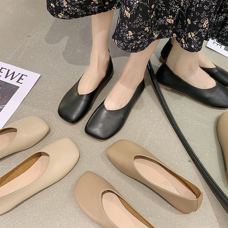 Giày Búp Bê Mũi Vuông Thời Trang Hàn Cho Nữ 2020 | BigBuy360 - bigbuy360.vn