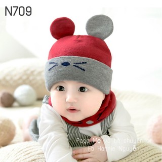 N709 - Set mũ len tai chuột