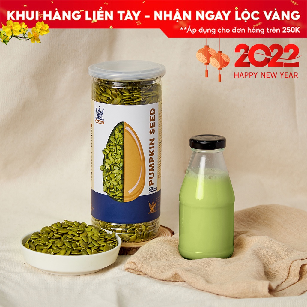 Hạt Bí Xanh VUA YẾN MẠCH Original nhập khẩu Ấn Độ đã tách vỏ Hữu cơ 500gr Healthy Food