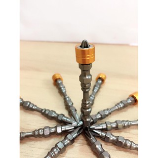 Đầu bắn vít nam châm 4 cạnh siêu cứng, tô vít đầu 4 cạnh nam châm, đầu trợ lực nam châm,đầu bắn vít có nam châm