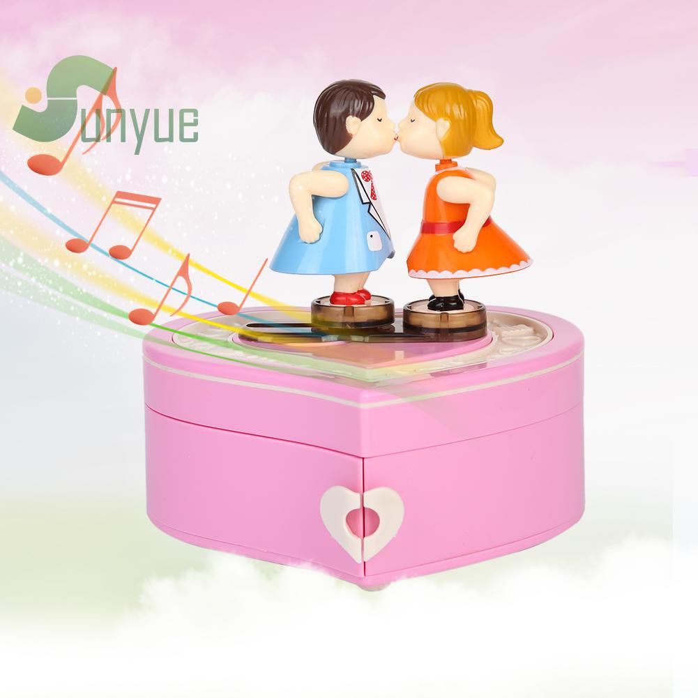 (Mới) Hộp Nhạc Xoay Phong Cách Retro Trang Trí Phòng Cưới / Valentine