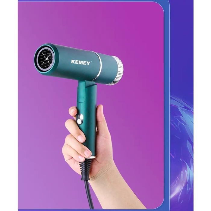 Máy Sấy Tóc Kemey KM 9825 Gập Gọn Công Suất 3500W