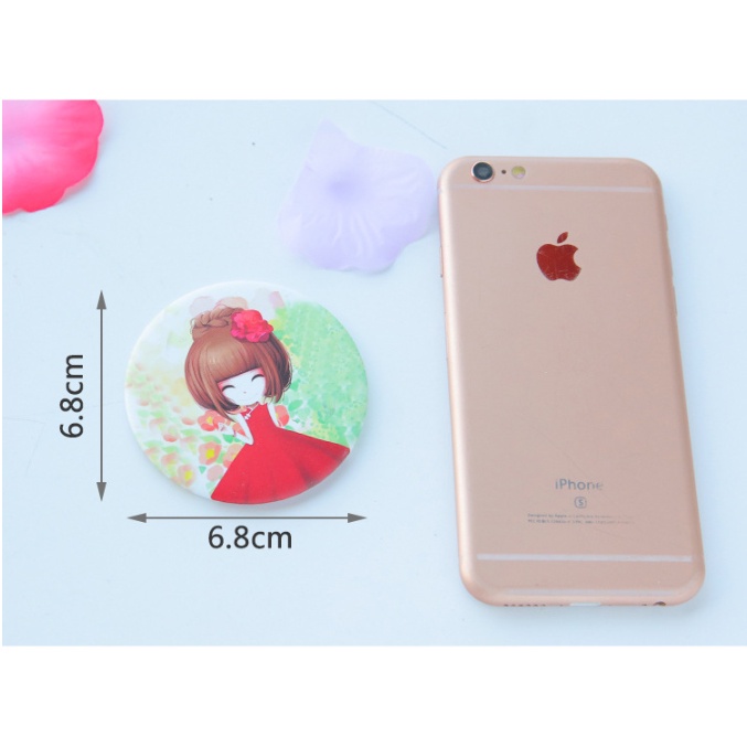 Gương Mini Cầm Tay Đáng Yêu - Gương tròn bỏ túi tiện dụng