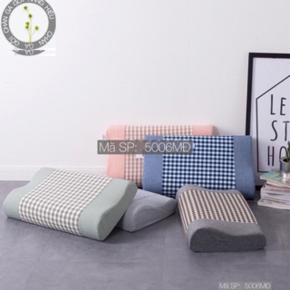 Gối Cao su non - 30x50x10cm - Chống mỏi cổ, đau vai gáy