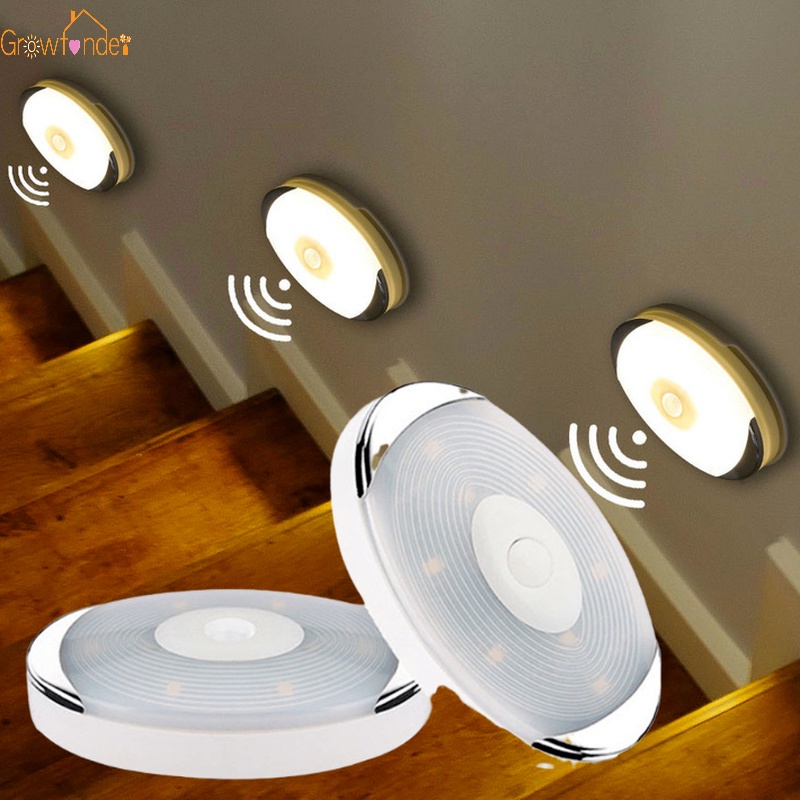 Đèn LED 3D Gắn Tường Cảm Biến Chuyển Động Bảo Vệ Mắt