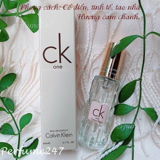 COMBO 2 NƯỚC HOA NAM C.K MINI 20ML CHUẨN PHÁP
