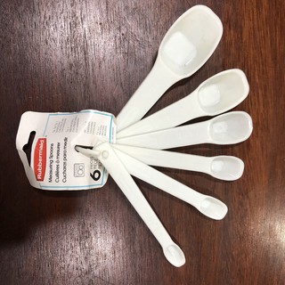 Bộ 6 Thìa Đong Gia Vị, Vật Liệu Nhựa, Rubbermaid, USA