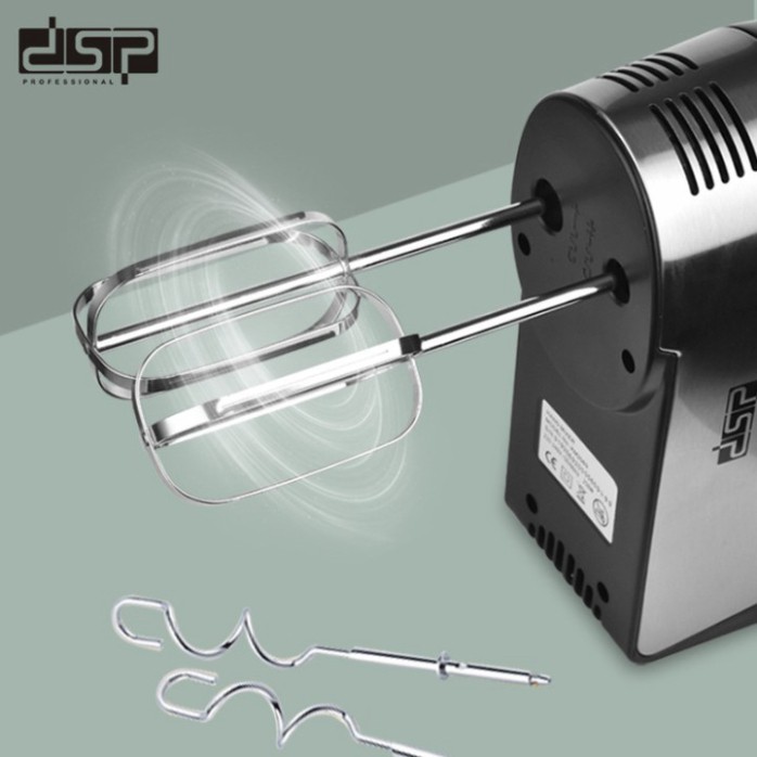 Sản Phẩm Máy đánh trứng và trộn bột cầm tay, thương hiệu cao cấp DSP KM2068. Bảo hành 12 tháng. .