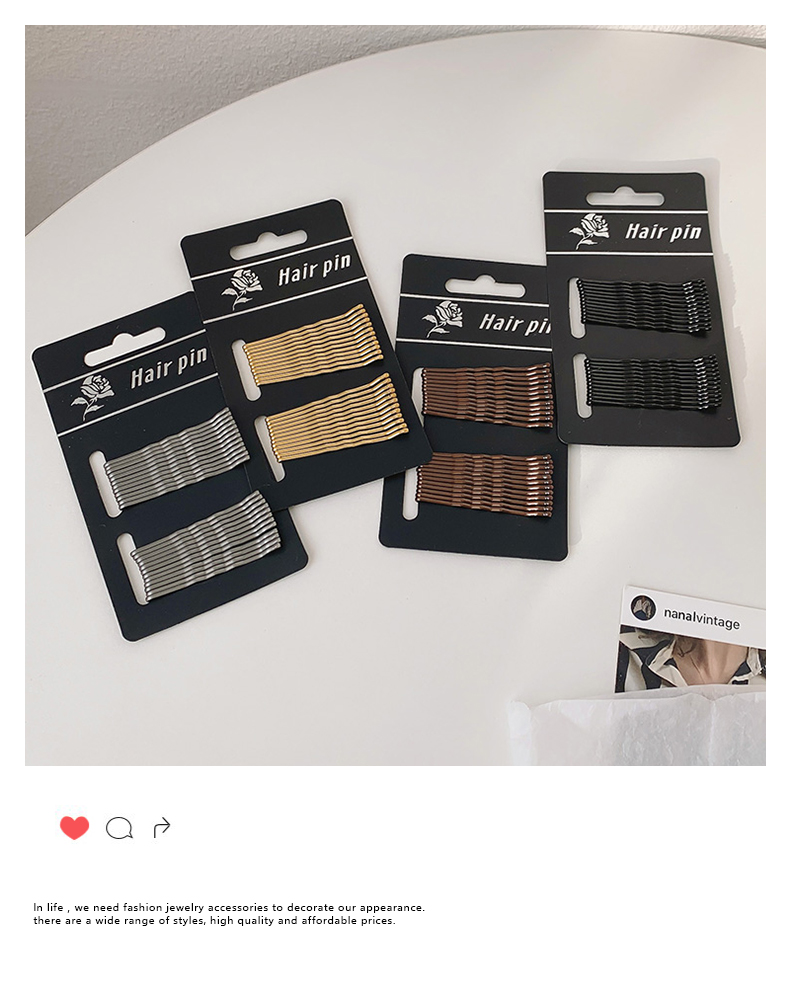 Kẹp tăm bằng kim loại kiểu dáng đơn giản phong cách Hàn Quốc