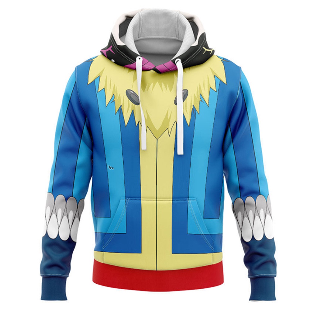 Áo Khoác Hoodie Chui Đầu Hóa Trang Nhân Vật Trong Phim 3D The Time I Got Reincarnated as a Slime