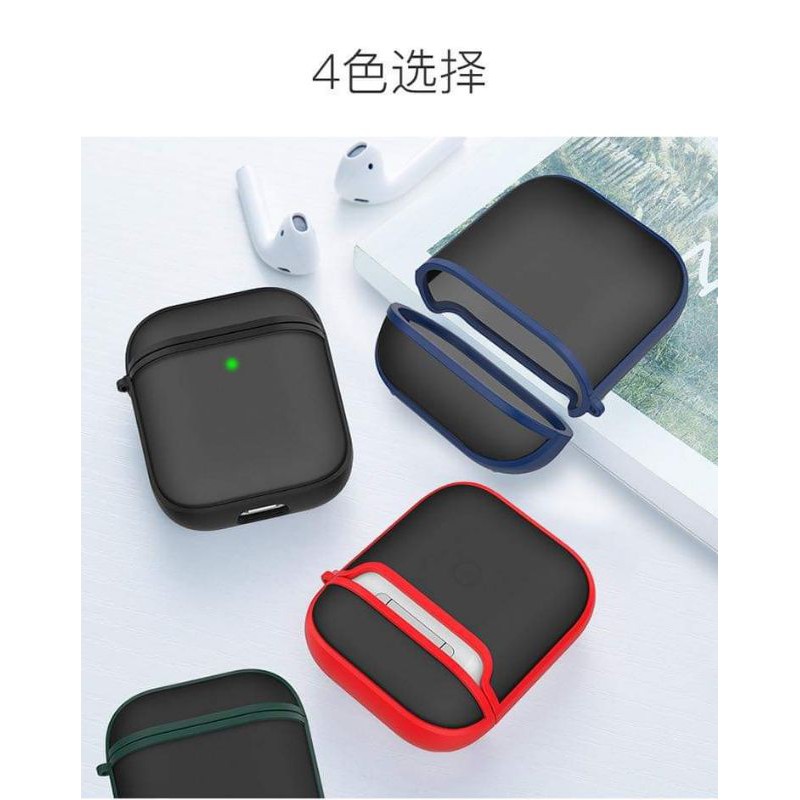 bọc airpods nhám viền màu airpods 1 / 2 / 3 chính hãng likgus