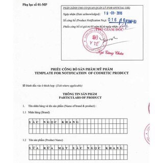 Sữa rửa mặt Sắc ngọc khang 100g