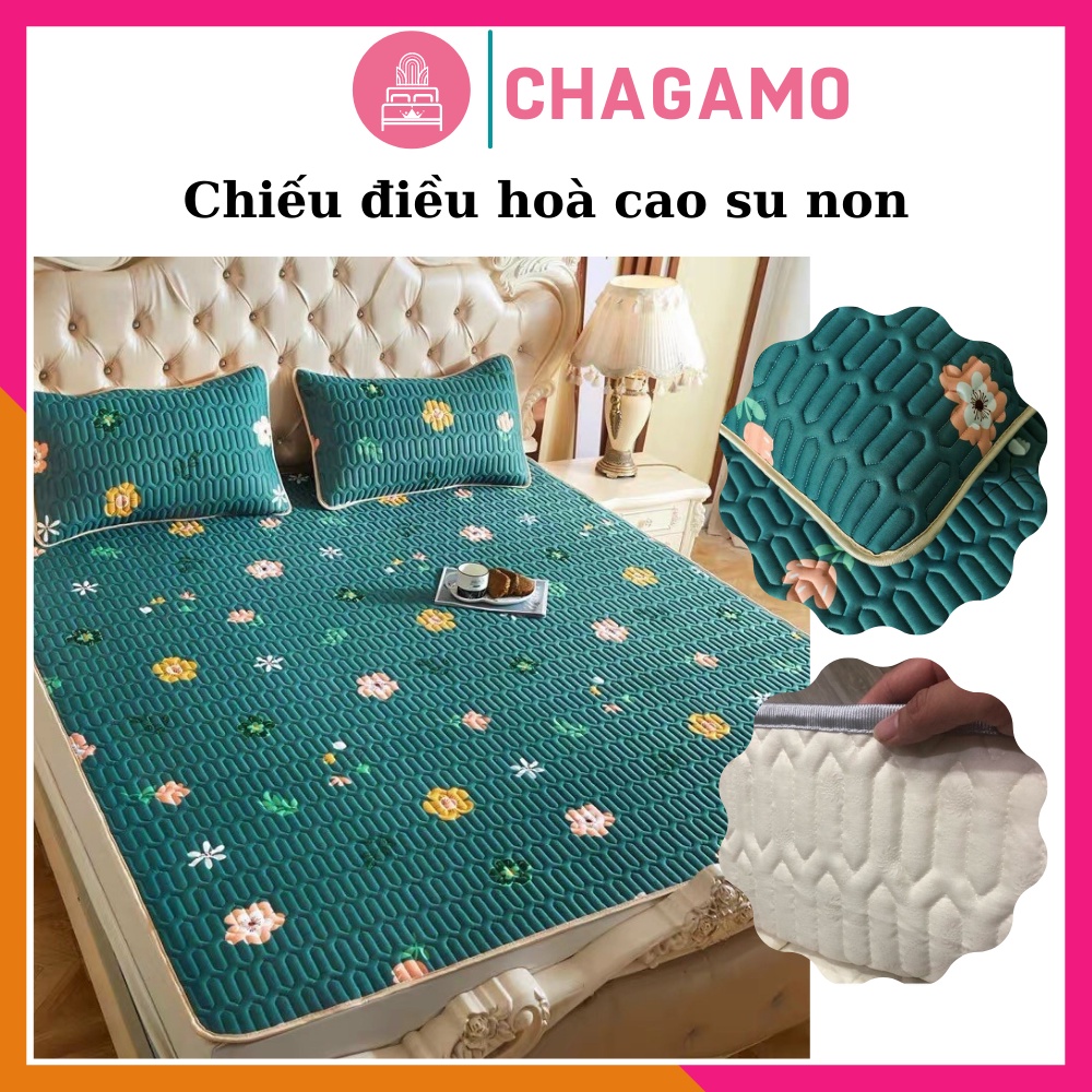 Chiếu Điều Hoà Cao Su Non In Hình 3D Cao Cấp CHIẾU ĐIỀU HOÀ CAO SU NON Êm Ái Thoáng Mát