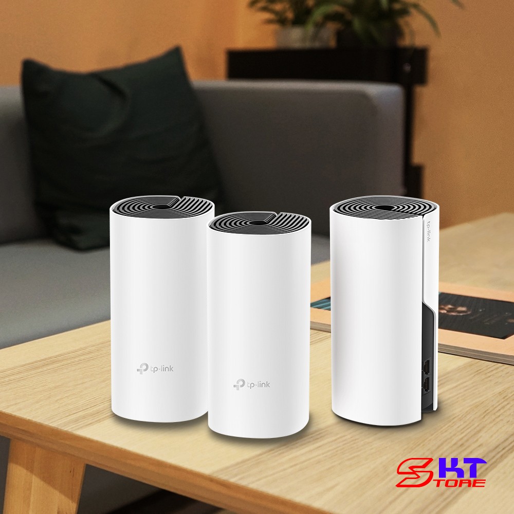 Bộ Phát Wifi Mesh Tp-Link Deco M4  Chuẩn AC Tốc Độ 1200Mbps - Hàng Chính Hãng