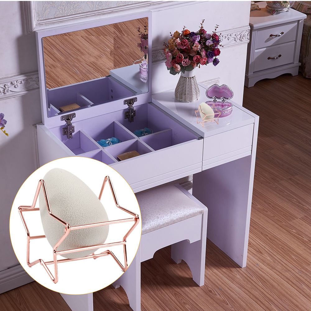 [Hàng mới về] Giá đỡ phơi khô bông mút trang điểm tiện dụng