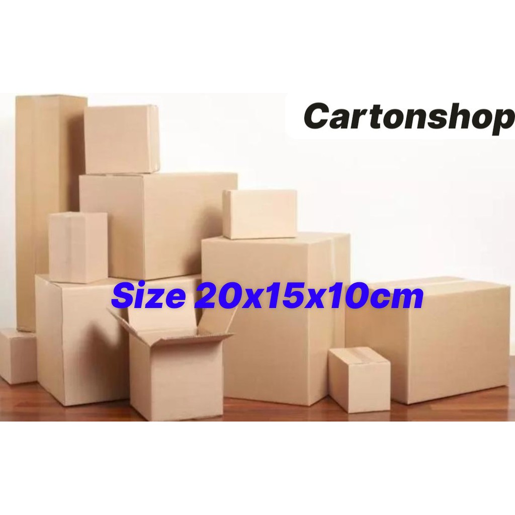 20 hộp carton size 20x15x10cm