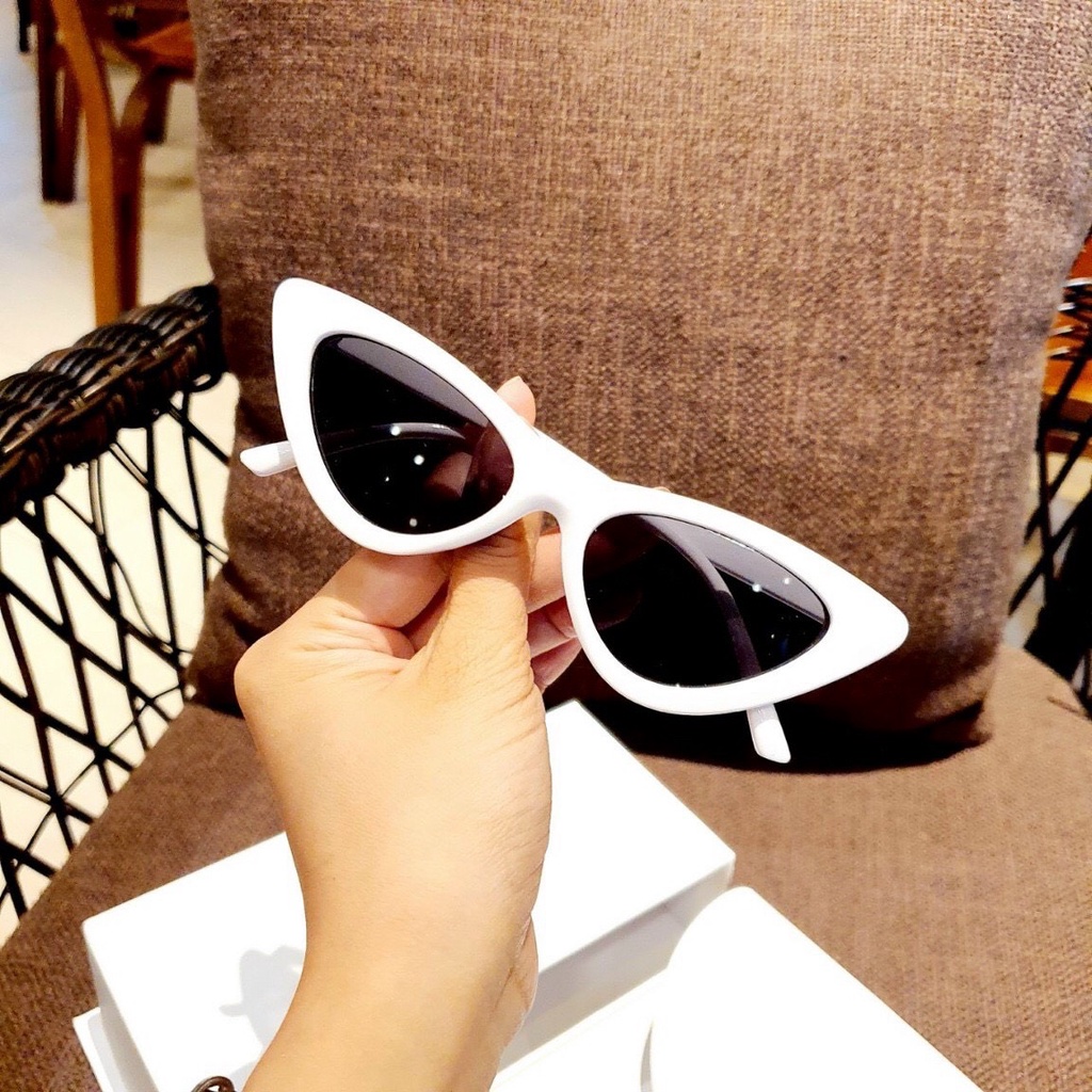 Kính mát thời trang nam nữ đẹp giá rẻ mắt mèo chống tia UV phong cách Ulzzang HANASO 201