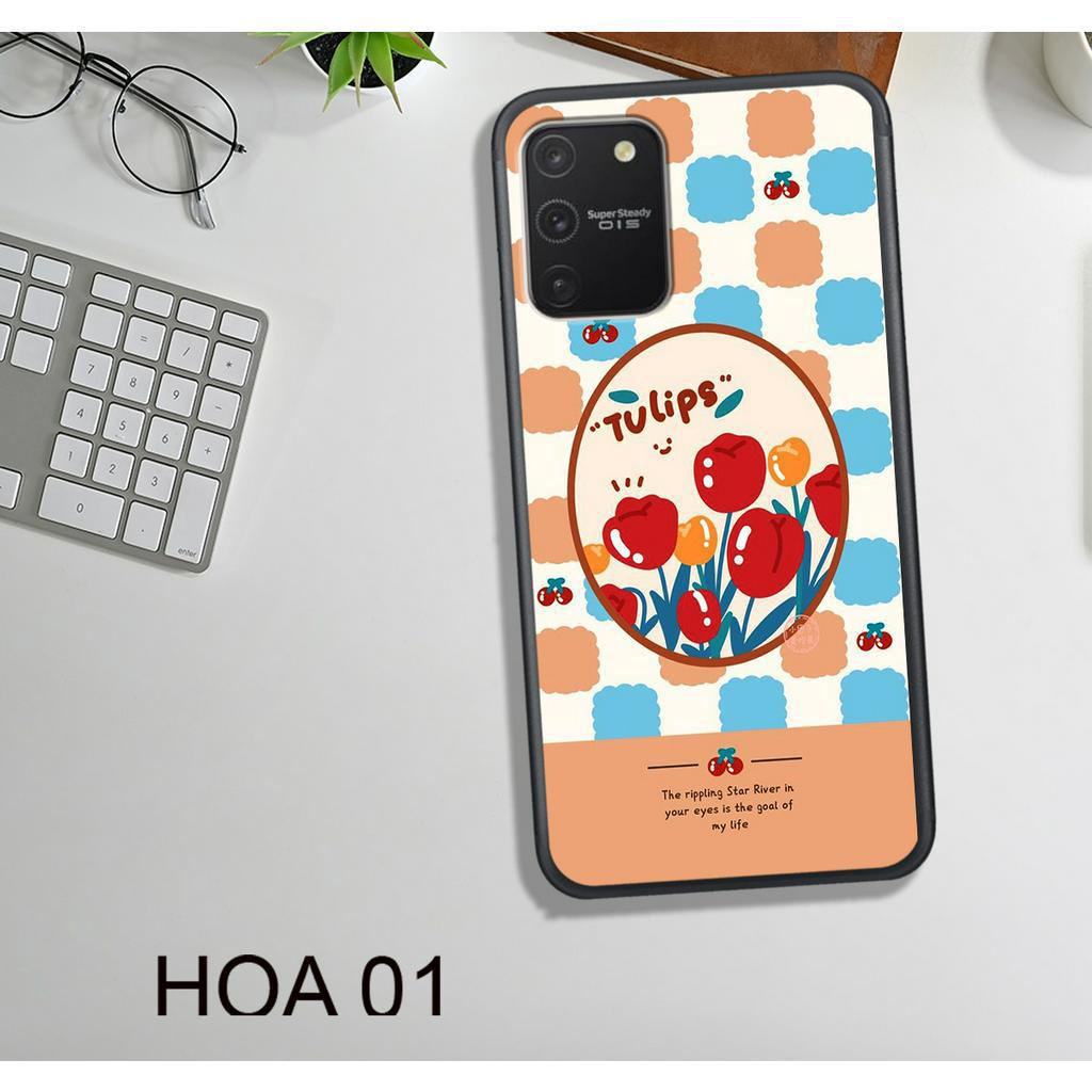Ốp Lưng  Samsung S9 - S9 PLUS - S10 LITE-  NOTE 10 LITE , In Hình HOA, Màu Sắc Bắt Mắt.