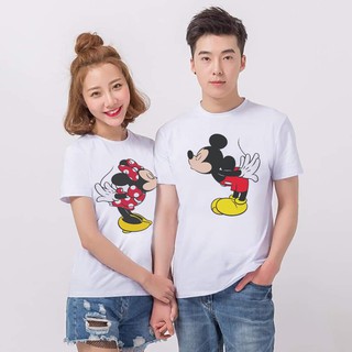 Áo thun cặp đôi hình chuột Mickey và Minnie