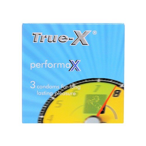 Bao cao su True-X Perfomax 3 chiếc kéo dài thời gian quan hệ công nghệ Nhật Bản