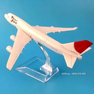 Mô Hình Máy Bay Kim Loại JAL Japan Air - 16cm Kèm Đế Mica - 8950