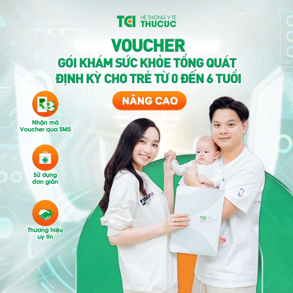 Gói khám sức khỏe tổng quát định kỳ cho trẻ từ 0 đến 6 tuổi-Nâng cao tại Hệ thống y tế Thu Cúc
