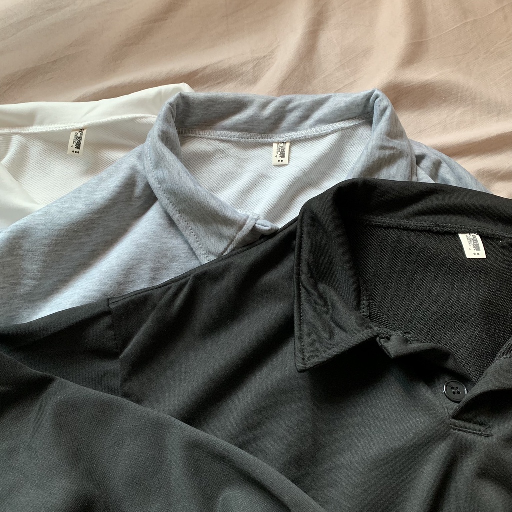 ÁO POLO NỈ DÀI TAY | BigBuy360 - bigbuy360.vn