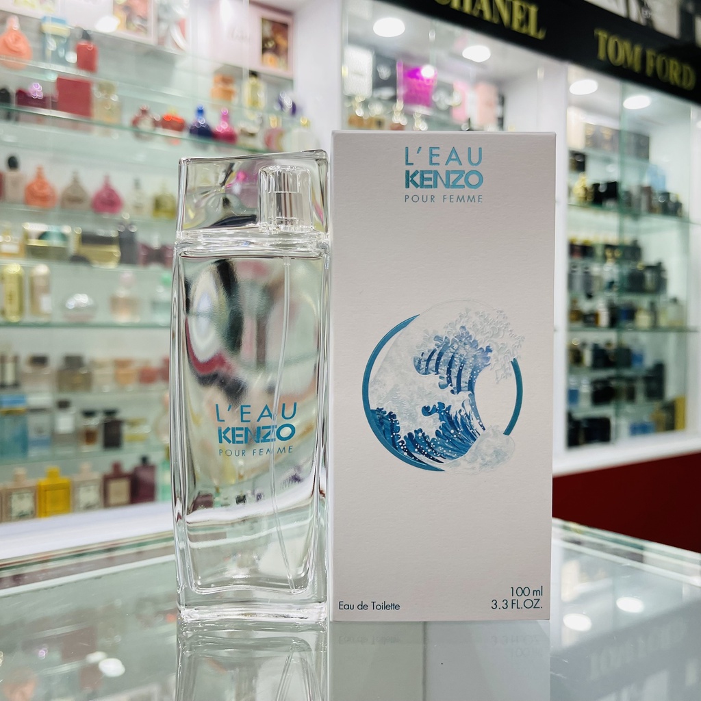 {Fullbox} Nước hoa nữ Kenzo L'eau Pour Femme EDT - Hương hoa súng và cây bạc hà tươi mát, gợi cảm