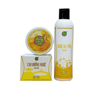 Bộ chăm sóc da tinh chiết từ nghệ Làm Đẹp Cung Đình