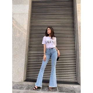 WALENTY - Quần Jeans thiết kế ống loe
