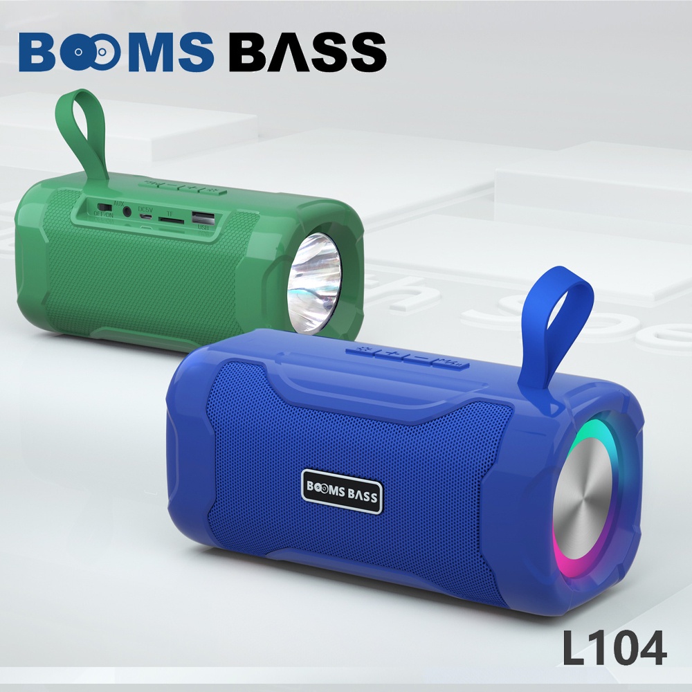 Loa Bluetooth Mini Giá Rẻ Bombass L104 Có Đèn Nháy Led