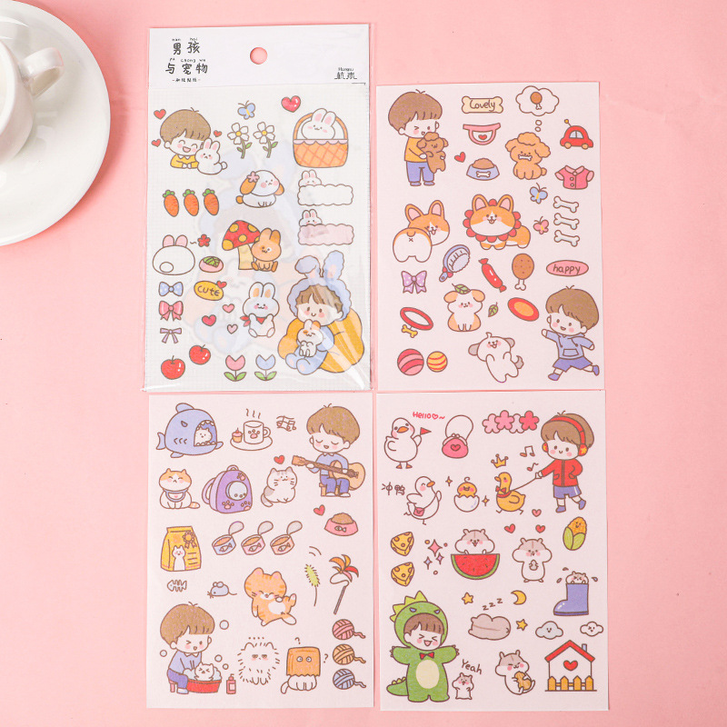 Miếng Dán Trang Trí Điện Thoại Họa Tiết Dễ Thương Diy