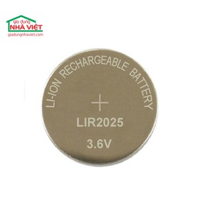 Pin sạc cúc áo lithium lir2025 3.6v