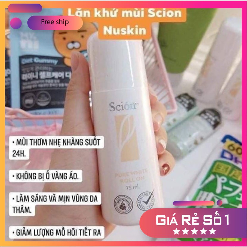 Lăn khư mùi Scion Pure White Roll