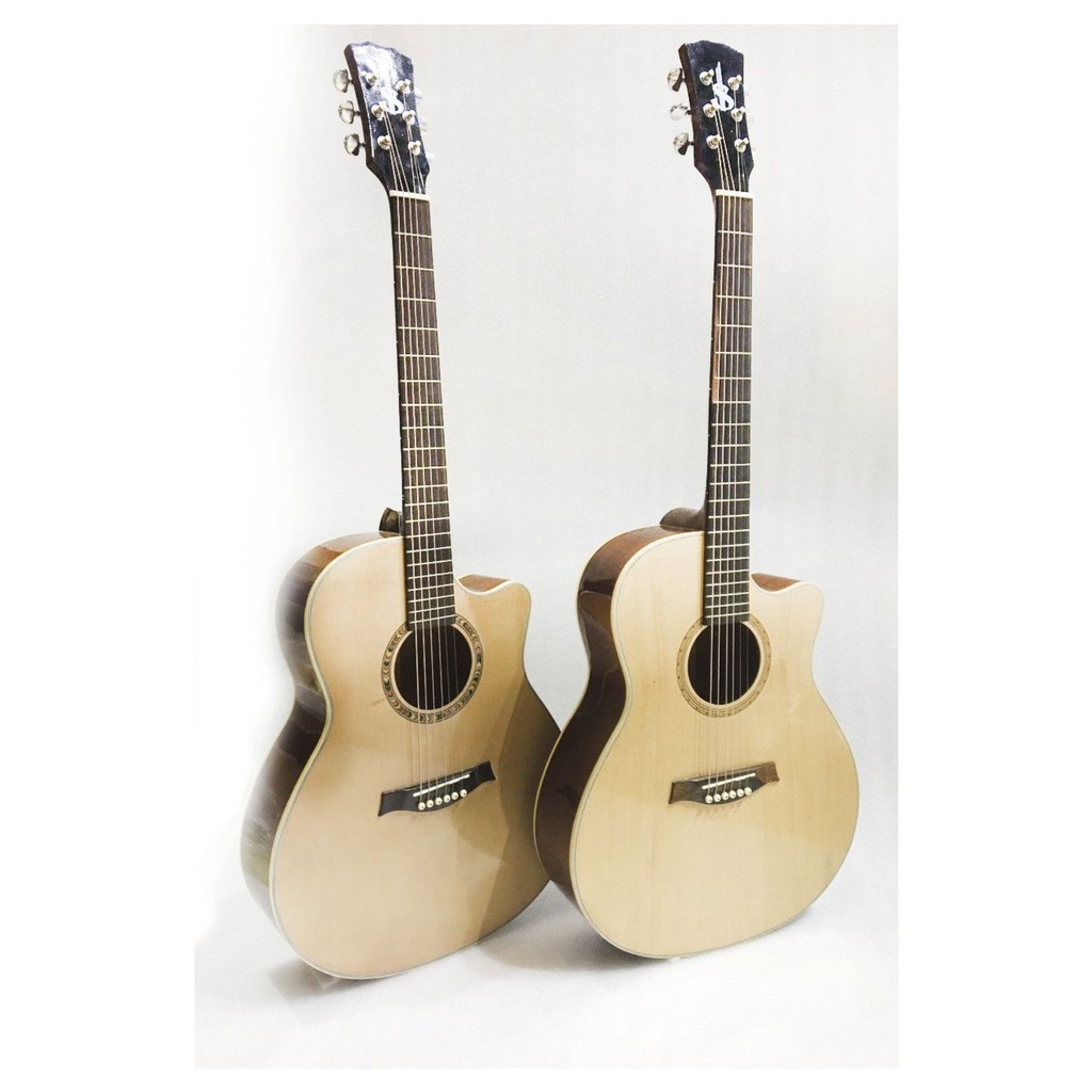 Guitar Accoustic mã ES160 & ES160PRO cao cấp , EQ 7545r REAL , kèm bao da chính hãng