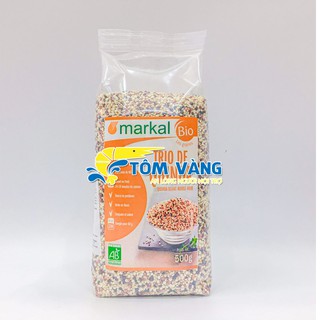 Hạt diêm mạch/Hạt quinoa hữu cơ 3 màu Markal 500g - Tôm Vàng