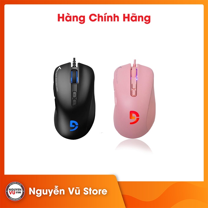 Chuột Gaming Fuhlen G90 Optial USB Black Pink - Hàng Chính Hãng