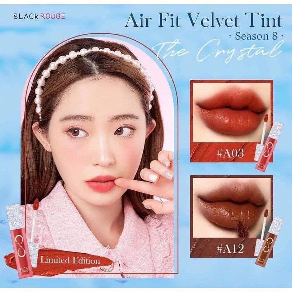Son kem Black Rouge Air Fit Velvet Tint Màu A12 (limited)
