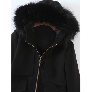 Áo dạ lông zara