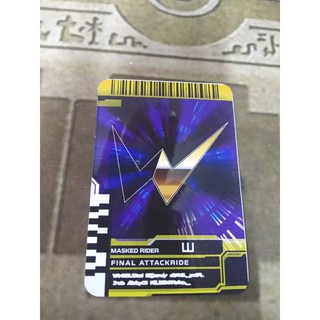 Thẻ bài sưu tầm card in kamen rider Decade đọc được 2 mặt trong Driver Kamen Rider Final attackride  W