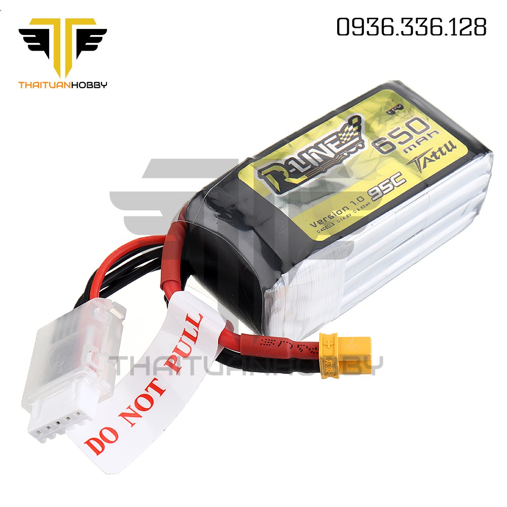 [Mã LIFEXANH03 giảm 10% đơn 500K] Pin Lipo Tattu Rline 650Mah 4S 95C