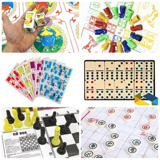 [GIÁ SẬP SÀN] BỘ ĐỒ CHƠI CỜ CÁ NGỰA - CỜ VUA - CỜ TƯỚNG - DOMINO - LẮC BẦU CUA - LÔ TÔ [SỈ]
